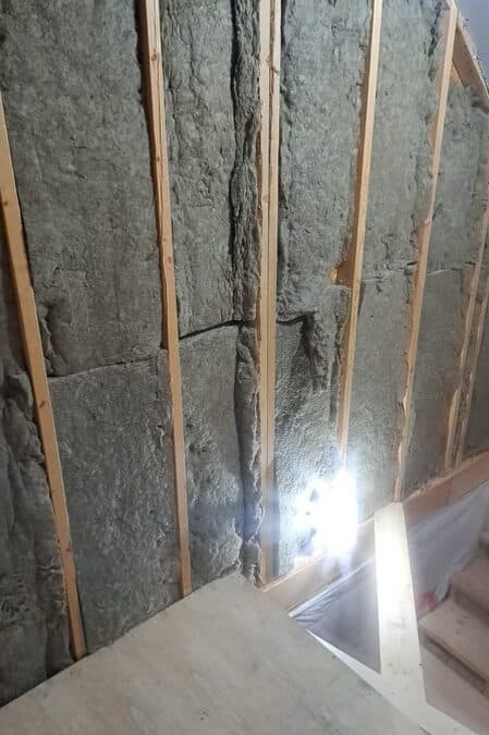 Drywall, insulation and doors