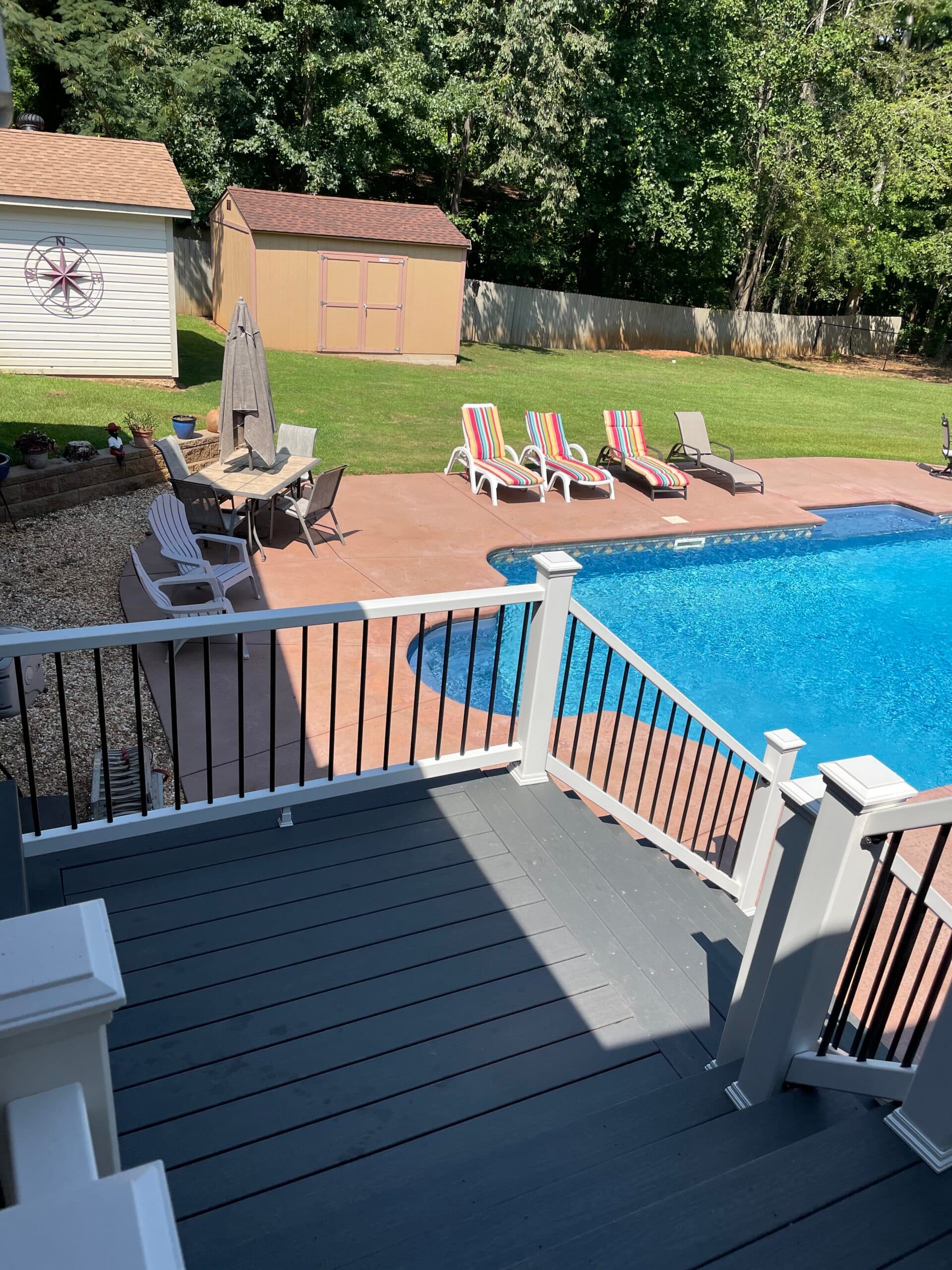 16x4 deck with 6x7 landing - Image 6