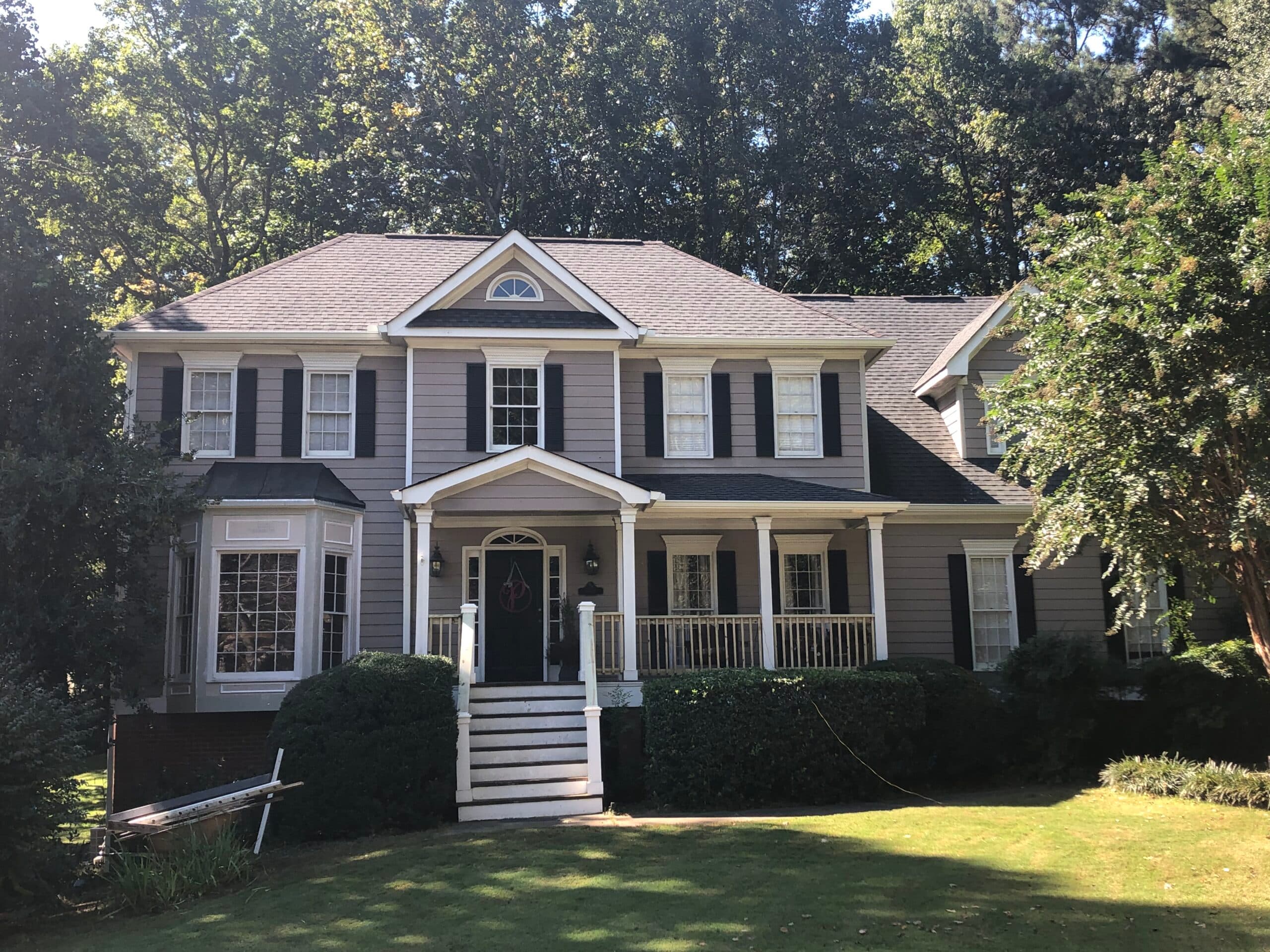 Minor repairs and painted house