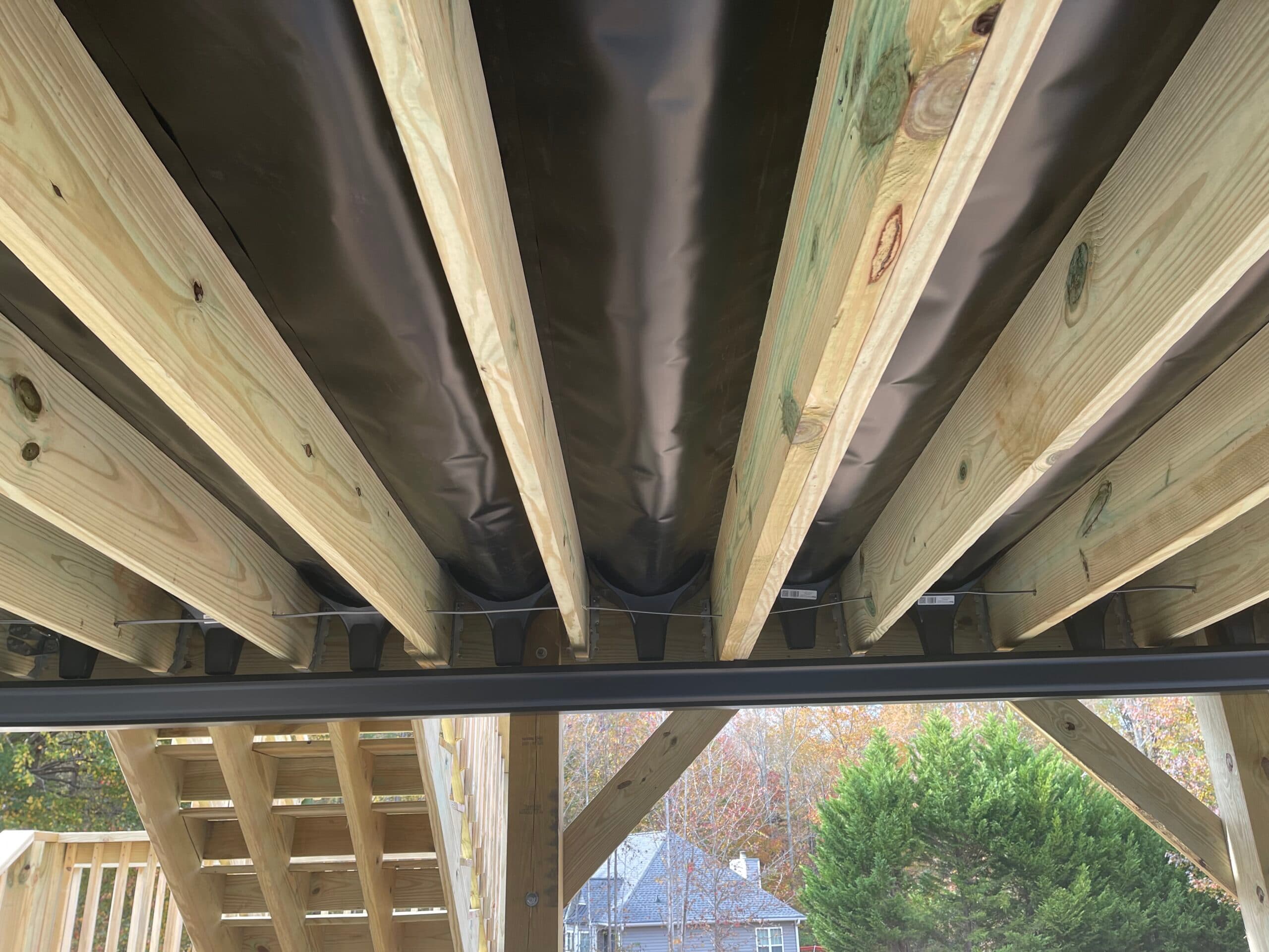 Concrete pad, deck, Trex rain escape - Image 8