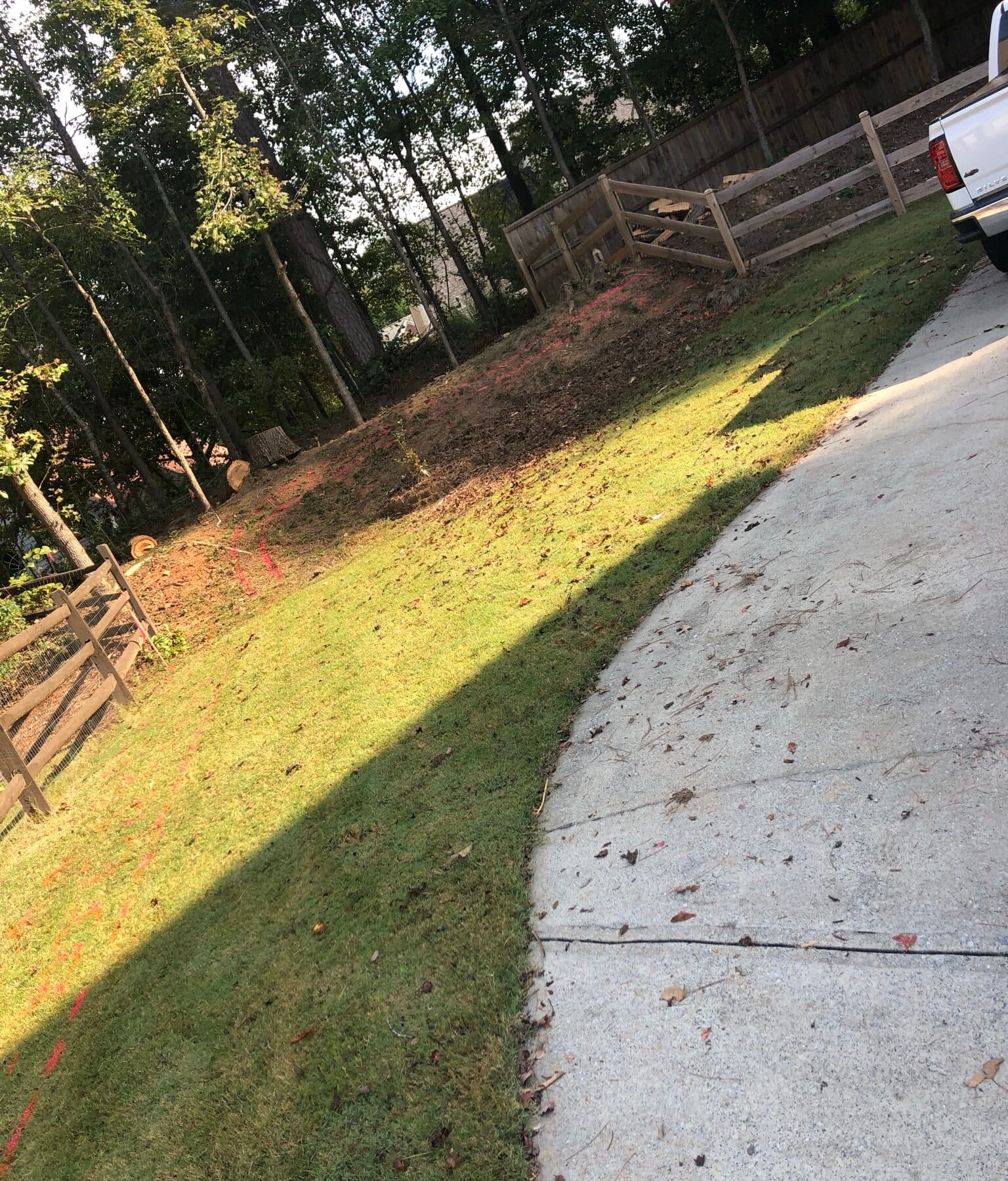 Retaining wall, driveway addition and dry creek bed - Image 2