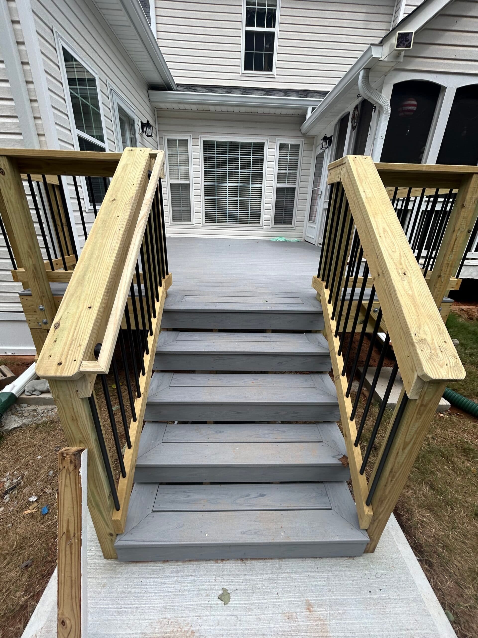 Built 20x16 addition and 12x16 deck - Image 5