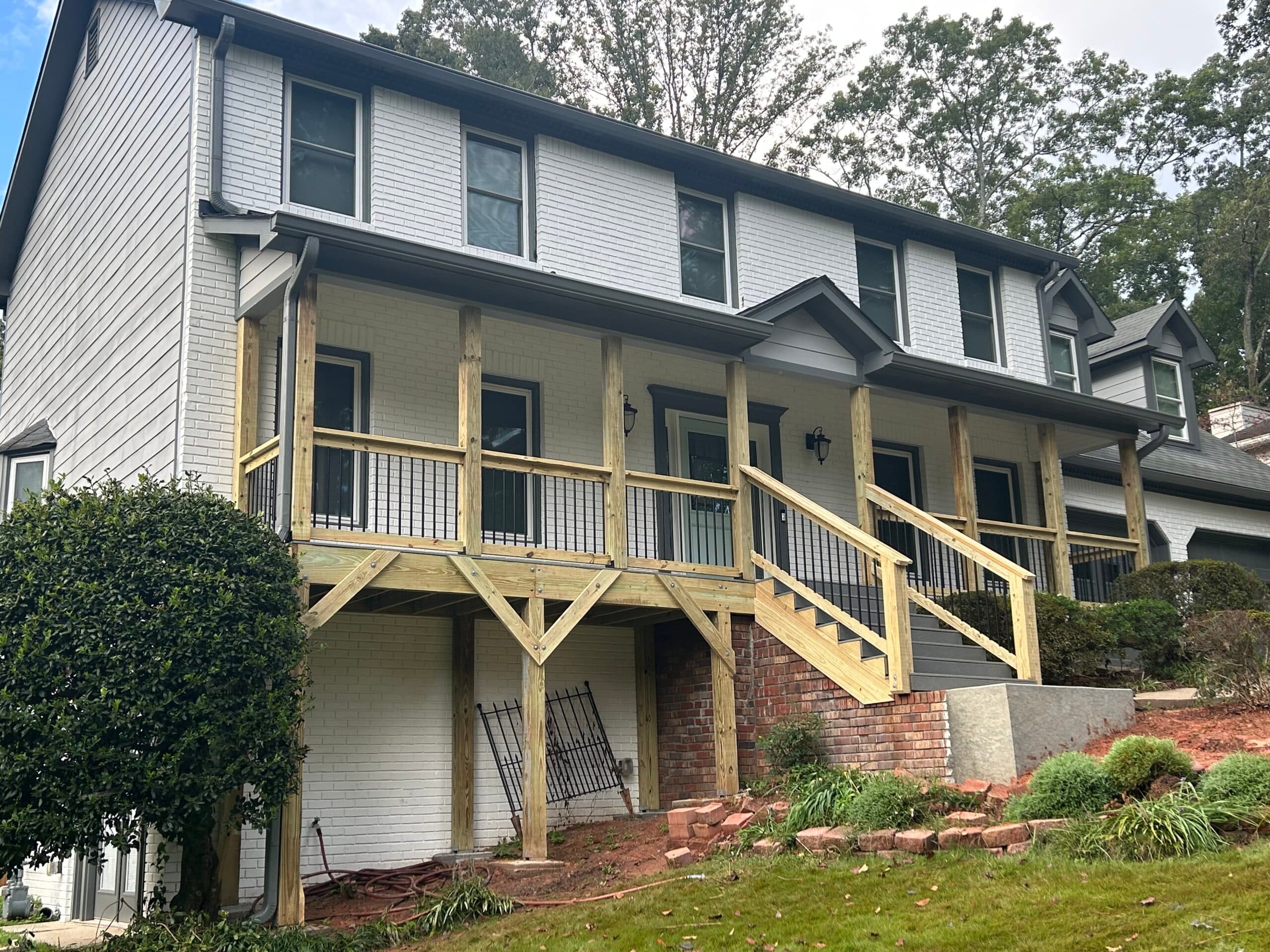 Front porch and shed roof - Image 2