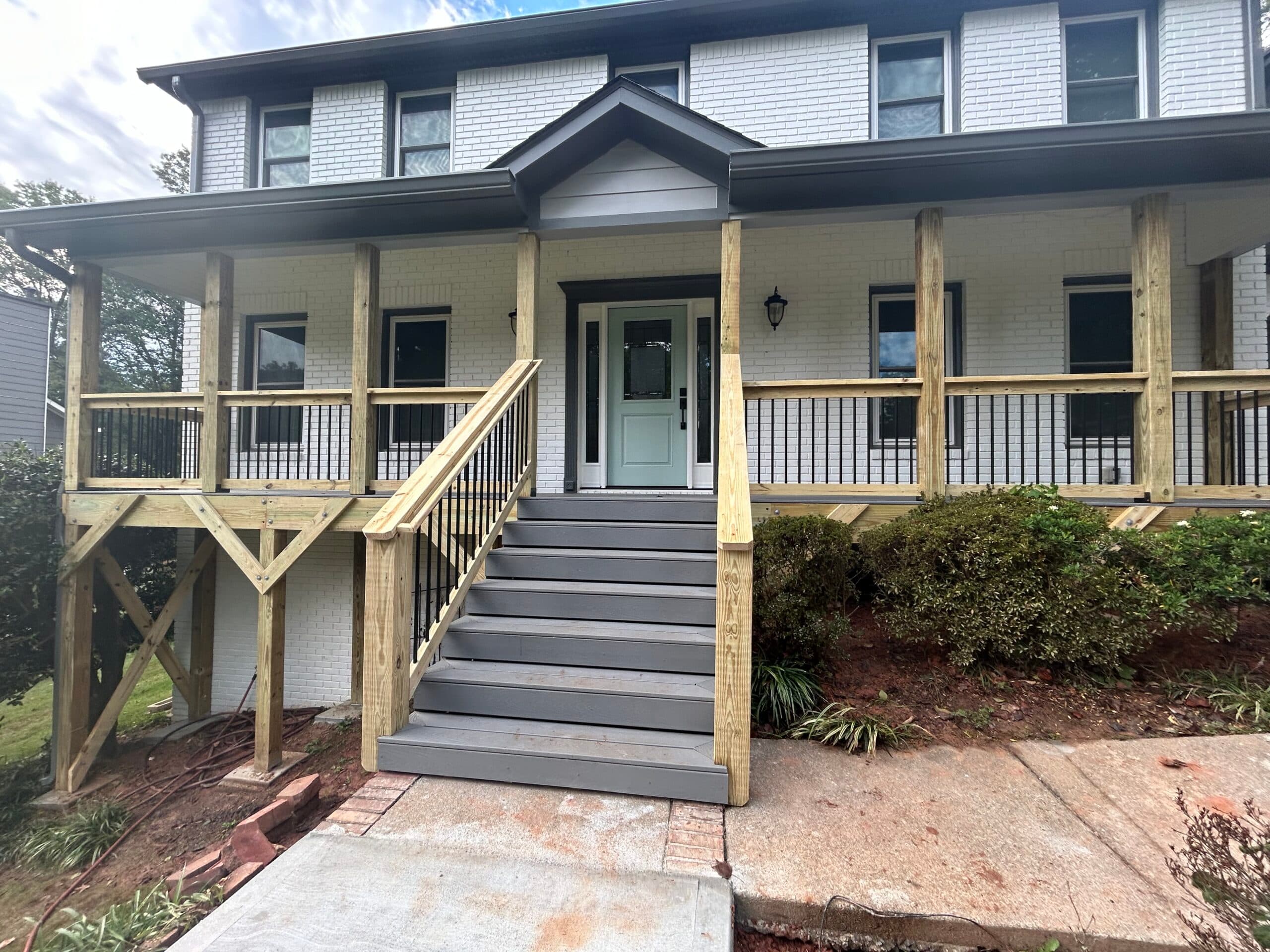 Front porch and shed roof - Image 3
