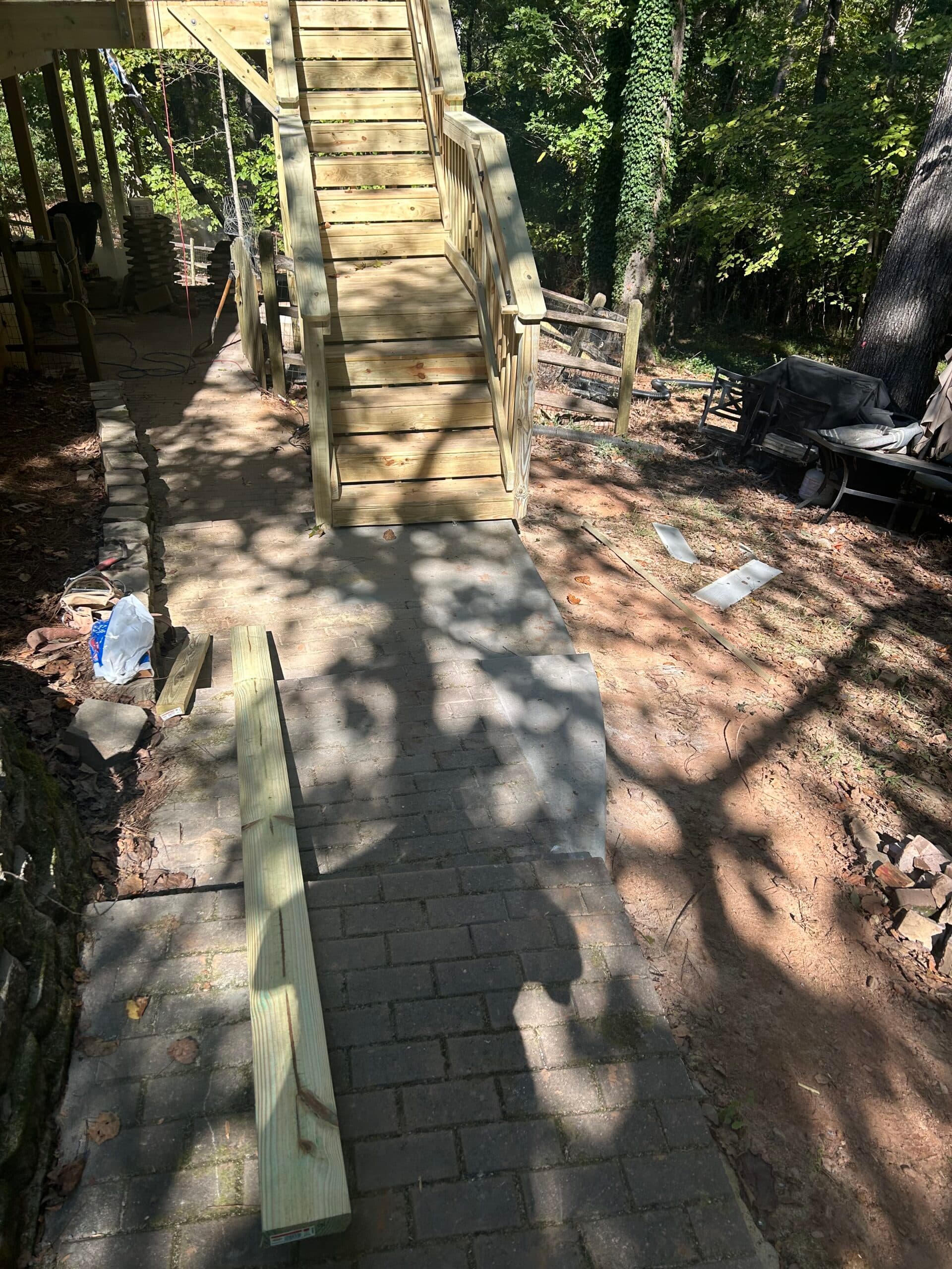 Deck, screen porch and gutters - Image 3