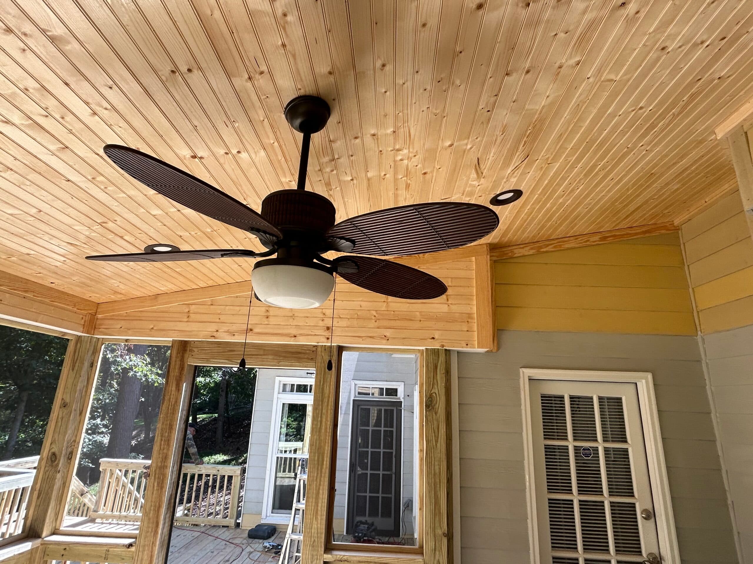 Deck, screen porch and gutters - Image 8