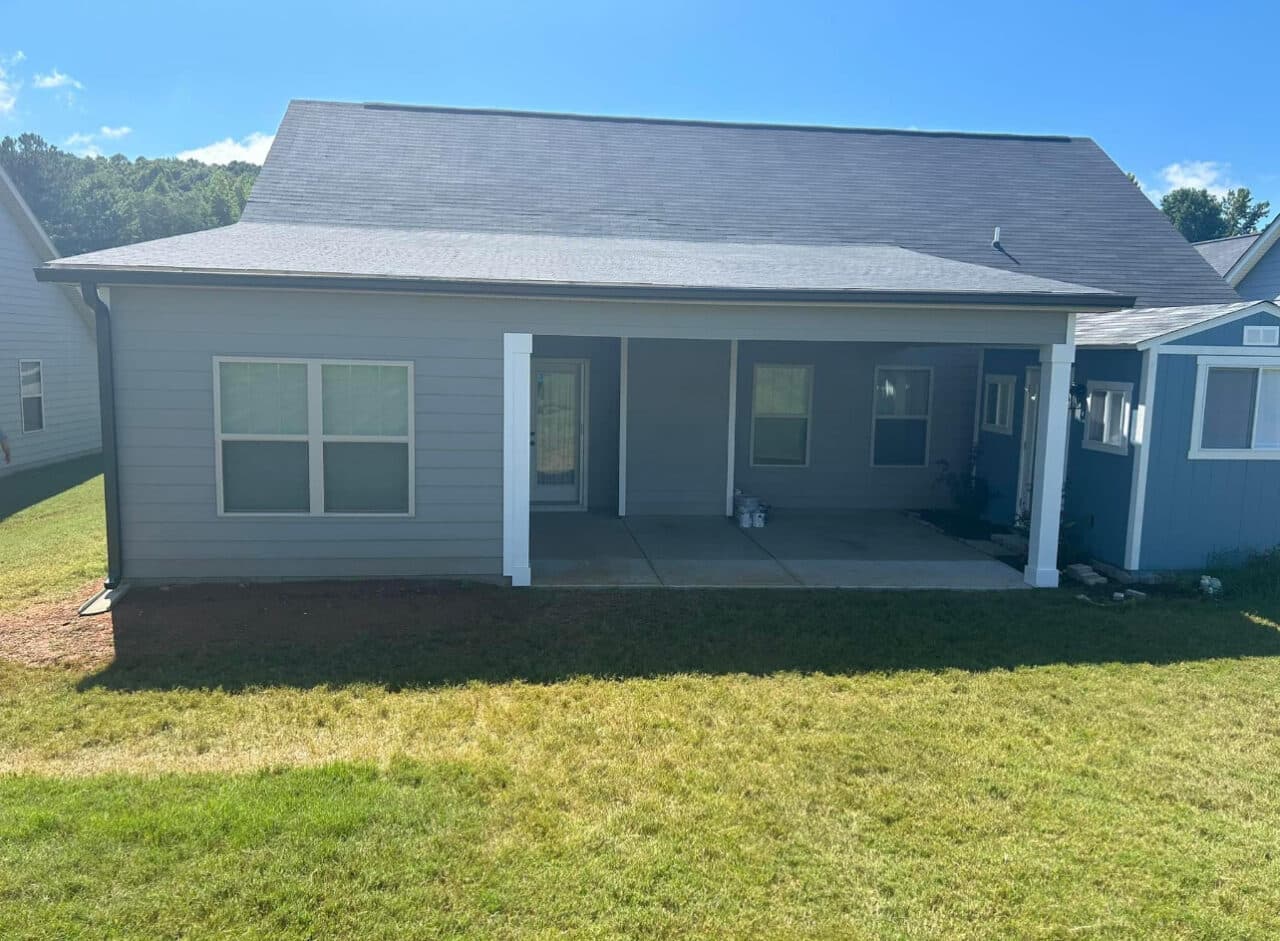 Addition and shed roof over patio
