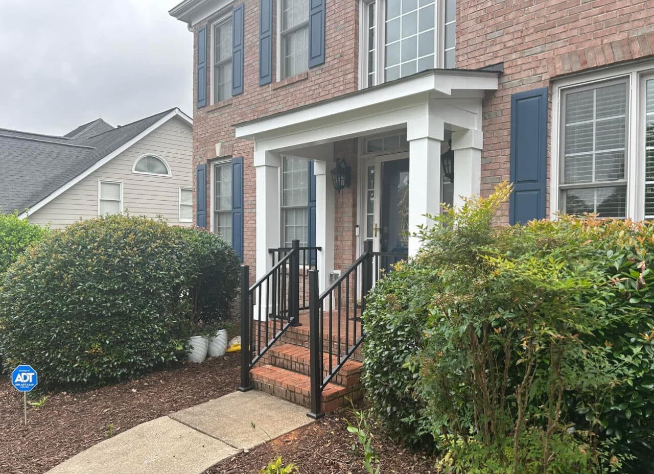 Shed roof over front porch
