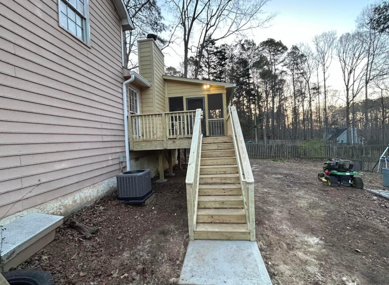 Deck, screen porch, door replacement and siding - Image 4