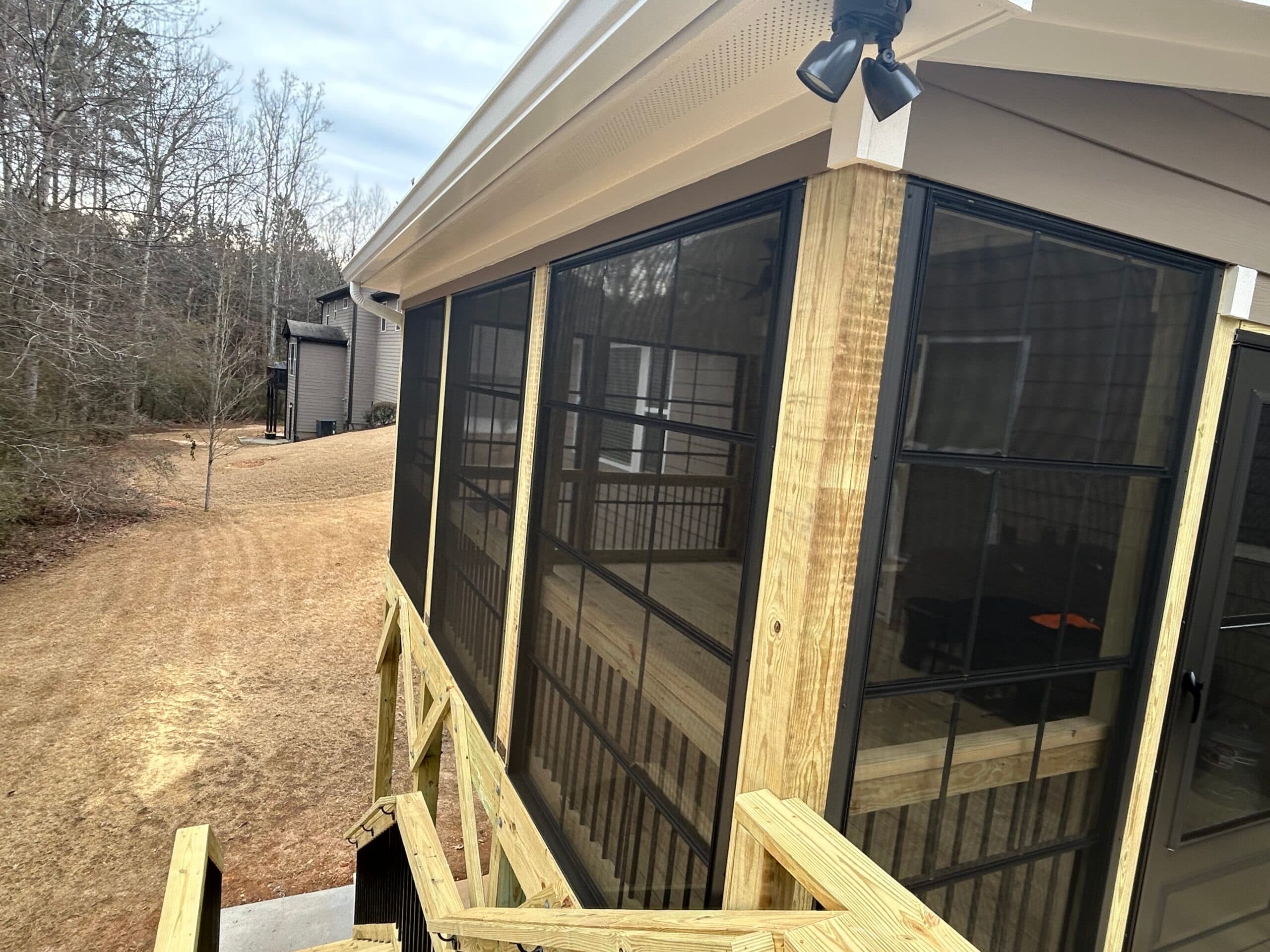 25x12 deck, 19x12 covered area with EZE Breeze windows - Image 3