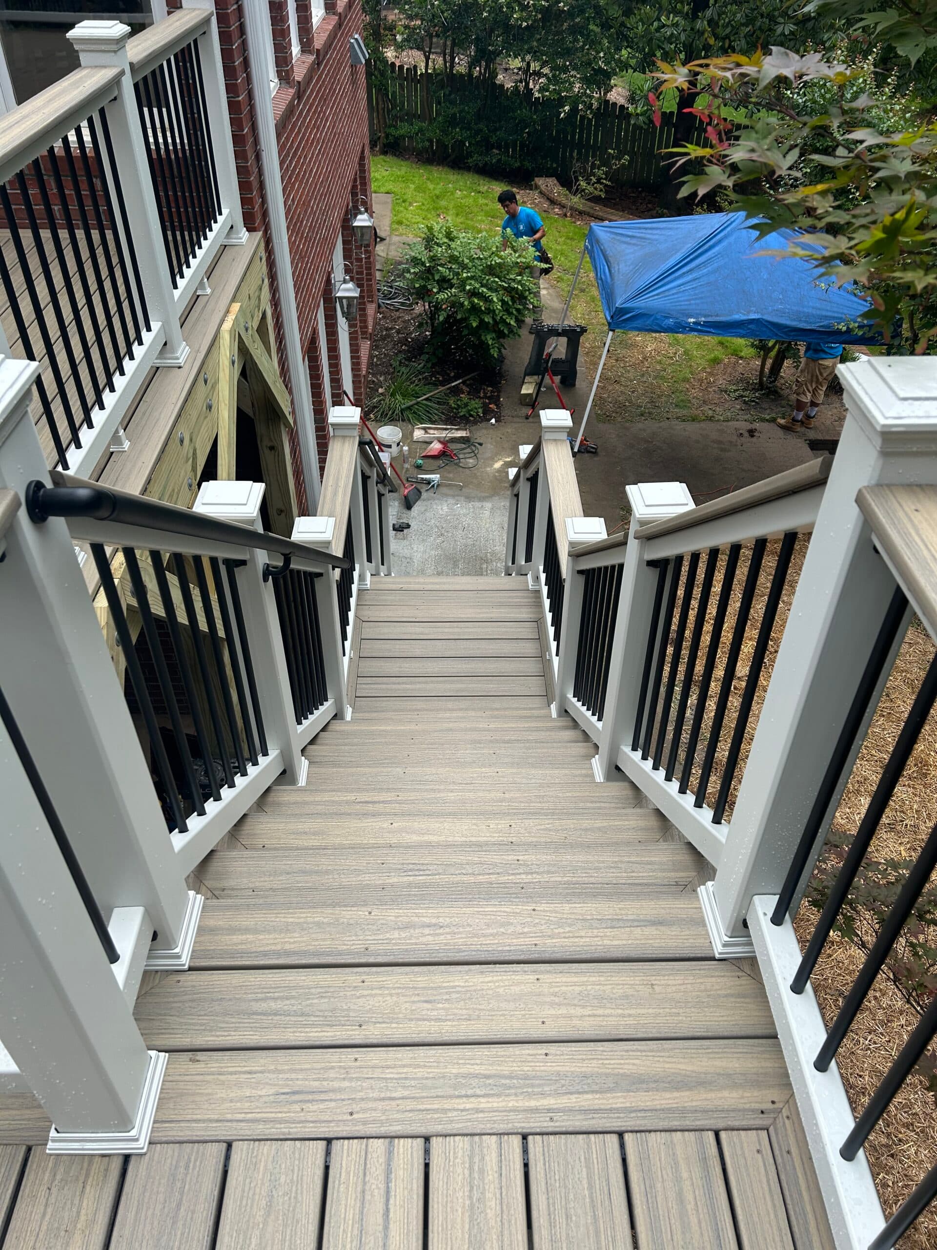 18x12 trex deck and trex rails - Image 5